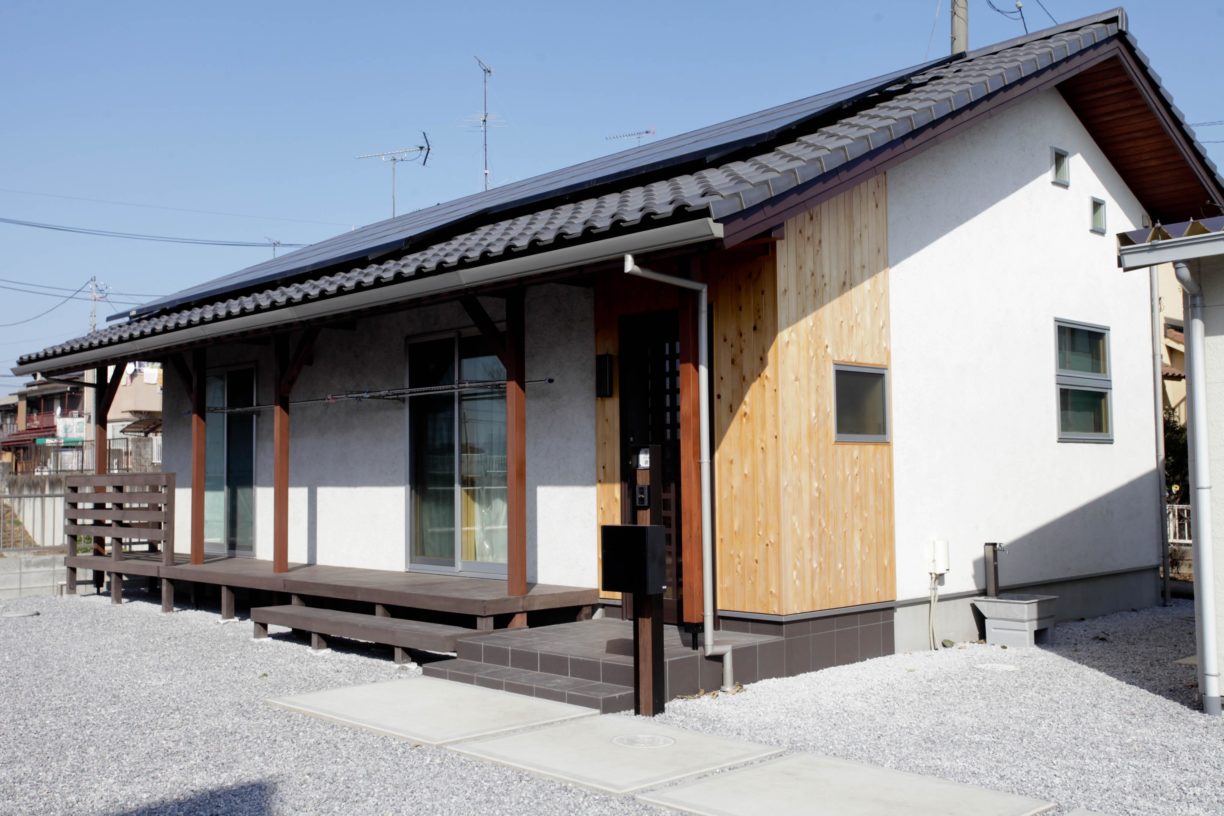 加須市で自然素材の無垢の木と漆喰で建てた平屋の家 加須市で自然素材の無垢の木と漆喰で建てた平屋の家