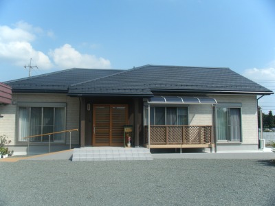 佐野市で自然素材の珪藻土を使用した38坪の平屋 佐野市で自然素材の珪藻土を使用した38坪の平屋